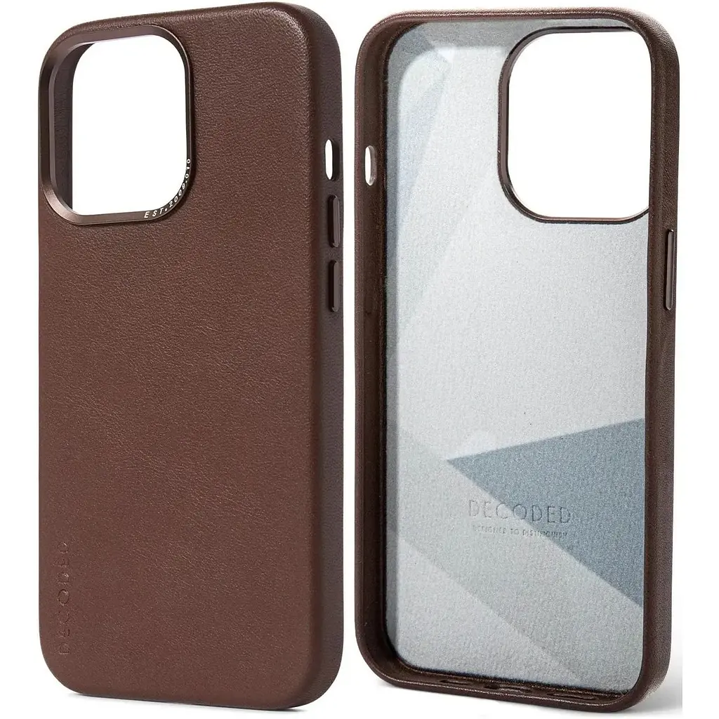 Шкіряний чохол Decoded Leather Case MagSafe Apple iPhone 13 Pro Max/12 Pro Max (6.7") Chocolate Brown - фото 6