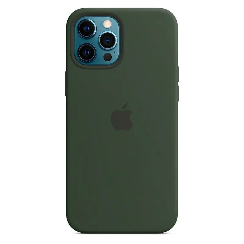 Чохол Silicone Case з MagSafe для Apple iPhone 12 Pro Max (Cyprus Green) ААА [53337] - фото 2