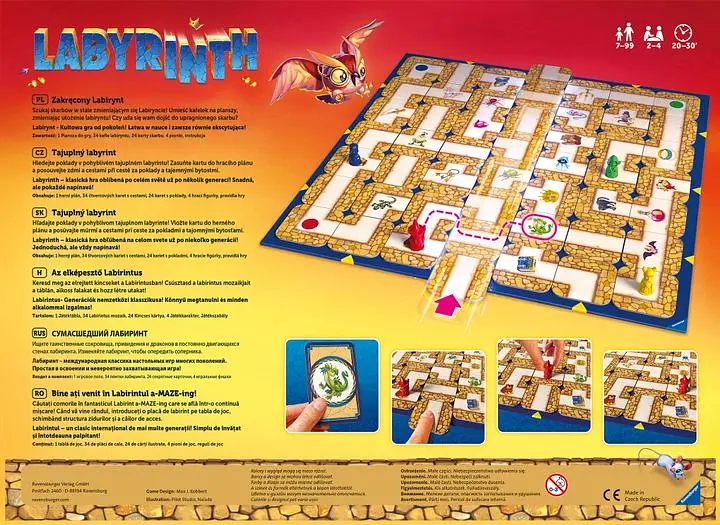 Настольная игра Ravensburger Лабиринт (26448) - фото 3