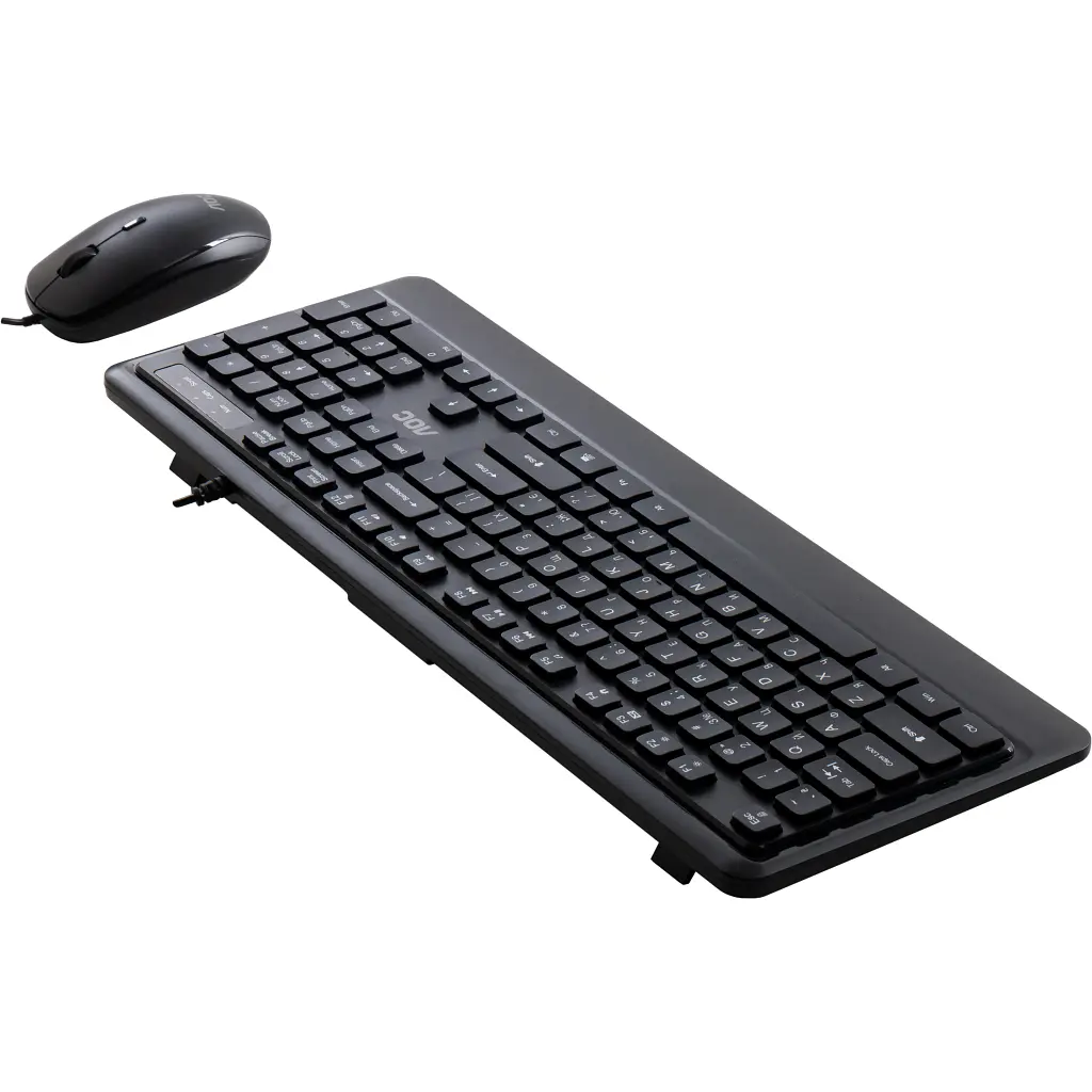 Комплект AOC KM220B USB UA Black (KM220B/97) - фото 4