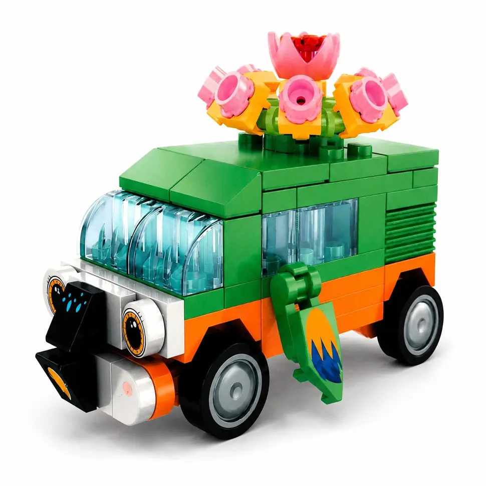 Дитячий конструктор Parrot Bus BB121E-I серії Animal Bus, 103 деталі - фото 2