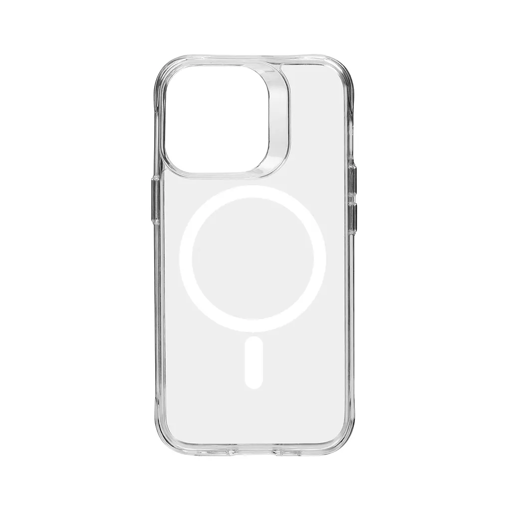 Чехол Apple iPhone 13 Pro, Clear MagCase, прозрачный, противоударный, магнитный, панель-накладка с поддержкой MagSafe, поддержка беспроводной зарядки MagSafe, защита всего корпуса, TPU+PC, ArmorStandart (ARM68051) - фото 2