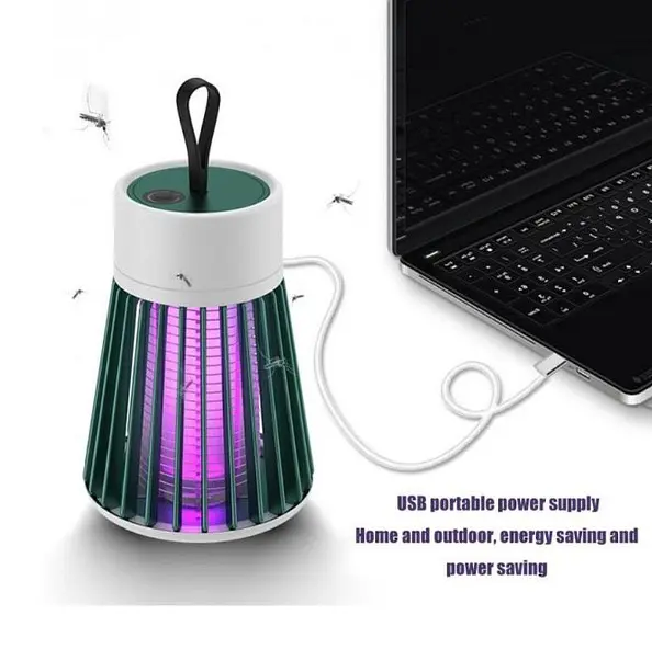 Знищувач – пастка для комах Electronic shock Mosquito killing lamp USB - фото 5