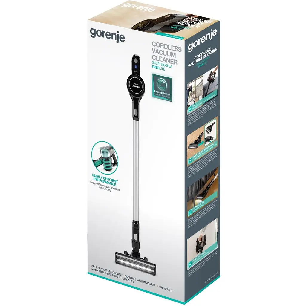 Пилосос Gorenje SVC216300FLA акумуляторний (VC3923BC-GS) - фото 17