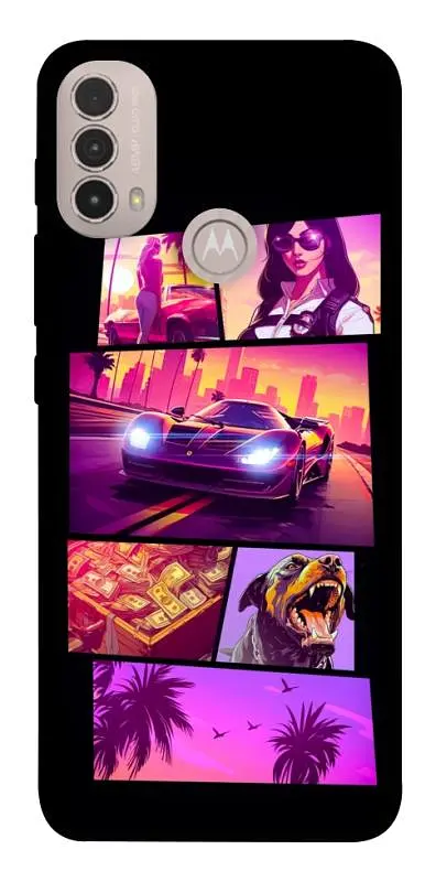 TPU чохол Demsky GTA vibes для Motorola Moto E40