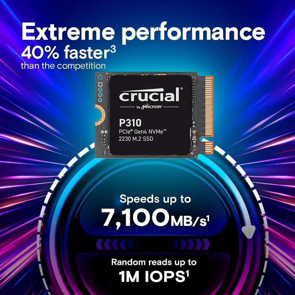SSD накопичувач Crucial P310 2TB (CT2000P310SSD2) [142564] - фото 2
