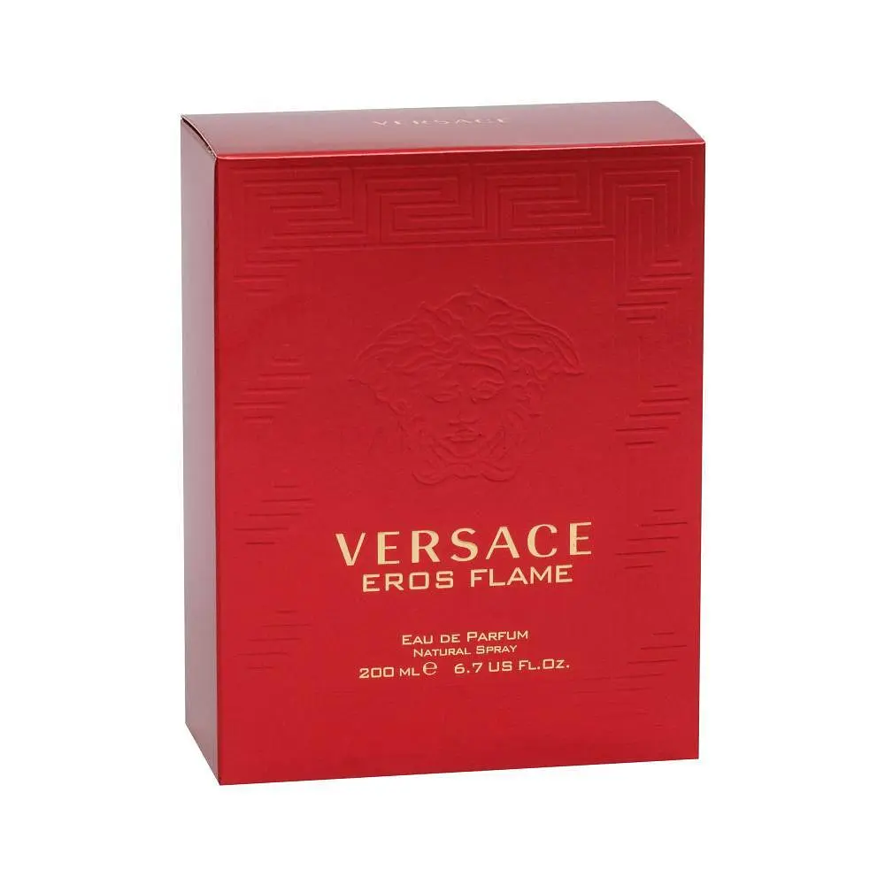 Чоловічі парфуми Versace Eros Flame Eau de Parfum 200 мл — пряно-деревний аромат із цитрусами, перцем, ваніллю та деревними нотами - фото 3