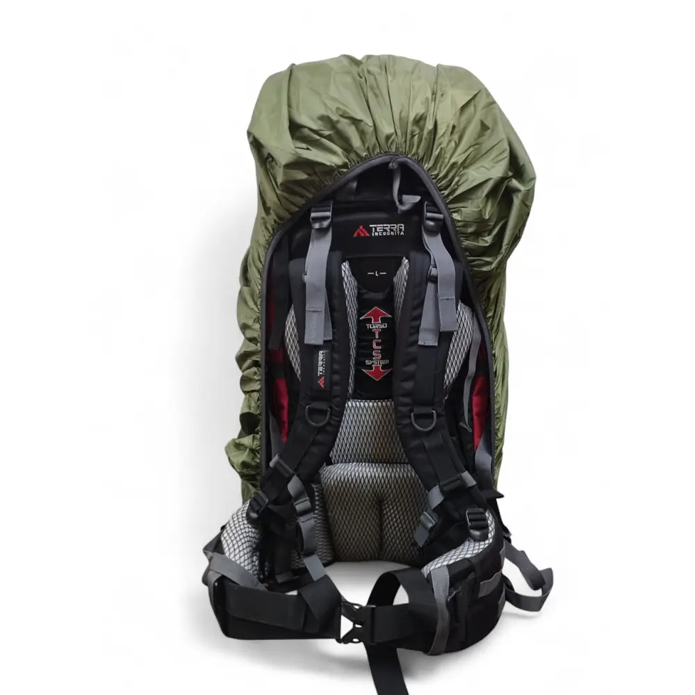Чехол для рюкзака 80 л PackProof со стропой олива - фото 5