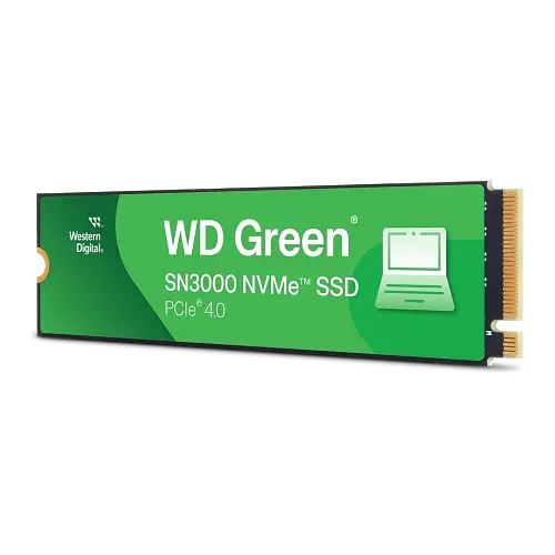 Твердотільний накопичувач SSD 2Tb, Western Digital Green SN3000, PCI-E 4.0 x4, M.2 2280, 3D TLC, 5000/4200 МБ/с (WDS200T4G0E) - фото 2