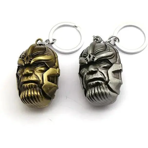 Брелок Infinity 3D Avengers: Infinity War Thanos Танос 3D голова silver.449 - фото 6