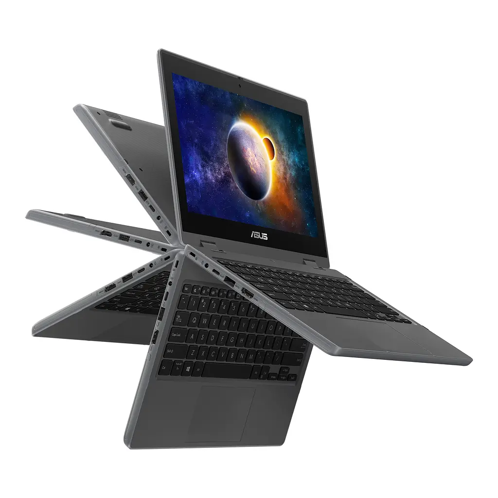 Ноутбук ASUS BR1100FKA-BP1593 11.6HD Touch/Intel Cel N4500/4/256F/int/noOS/Grey (90NX03A1-M00ZE0) - фото 2