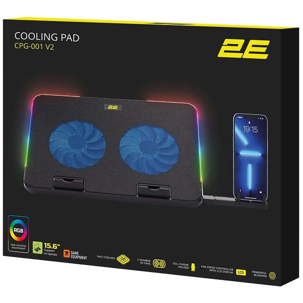 Настільна підставка для ноутбука 2E Gaming 2E-CPG-001 Black UA - фото 3