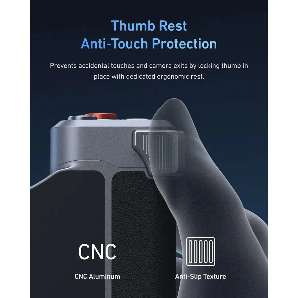 Тримач із зарядкою Telesin Master Grip Creator Combo для iPhone 17 Pro Max (P5-MCS-25-TIP) [159812] - фото 7