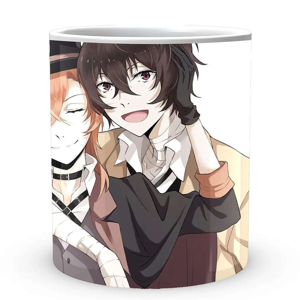 Кружка GeekLand Bungou Stray Dogs Проза Бродячих Псов Чуя Дазай BSD 27 330 мл белая - фото 2