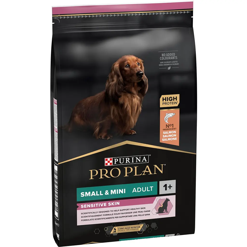 Сухой корм Purina Pro Small & Mini Adult 1+ Sensitive Skin для взрослых собак мелких пород с чувствительной кожей с лососем 7 кг (12392233) - фото 3