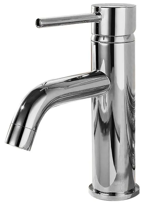 Змішувач для умивальника Rea Lungo chrome низький REA-B4101, Хром - фото 2