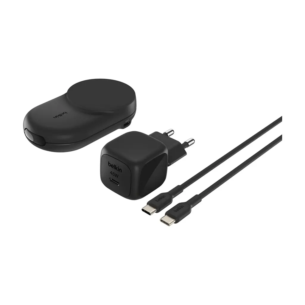 Зарядний пристрій Belkin UltraCharge Wireless 2-in-1 25W black (WIZ039KQBK) - фото 3