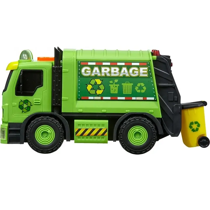 Машинка Road Rippers City Service Fleet Сміттєвоз, зелена, моторизована (20191) - фото 3