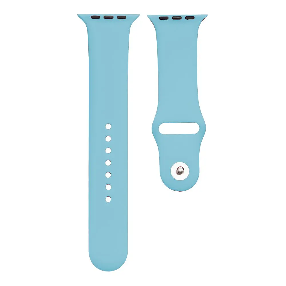 Ремінець ANCHOR Apple Watch Band Silicone One-Piece Size-L Watch 49/Watch 45/Watch 44/Watch 42 mm Sky Blue (26244_3665320)