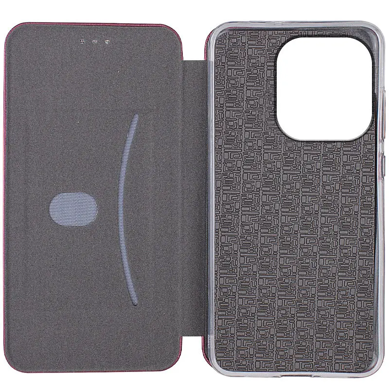 Шкіряний чохол-книжка Classy для Infinix Smart 9 4G / Hot 50i Бордовий - фото 4