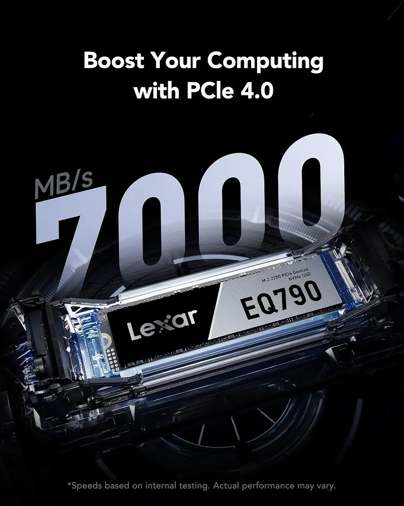 Накопичувач SSD Lexar m.2 NVMe 4TB LEQ790 (LEQ790X004T-RNNNG) - фото 3