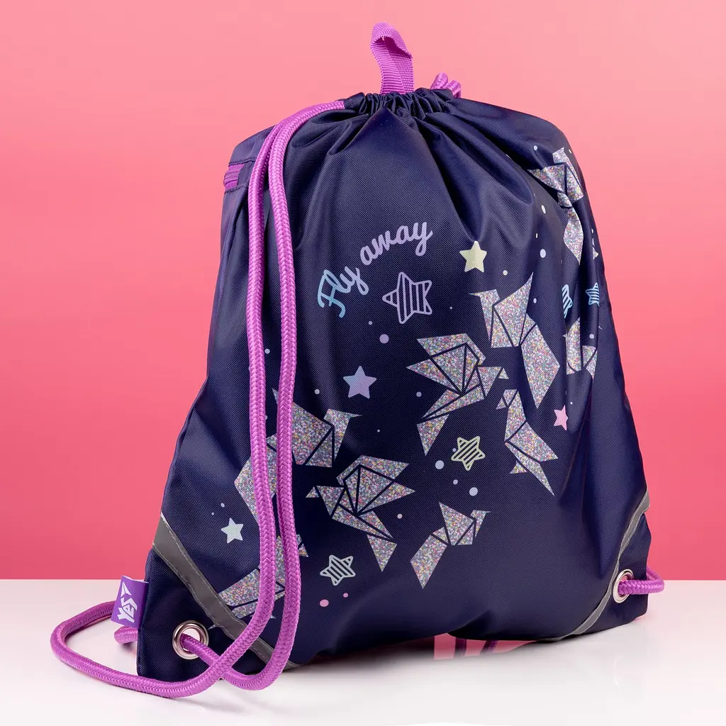 Сумка для взуття Yes SB-10 Origami Doves, синя (533435) - фото 3