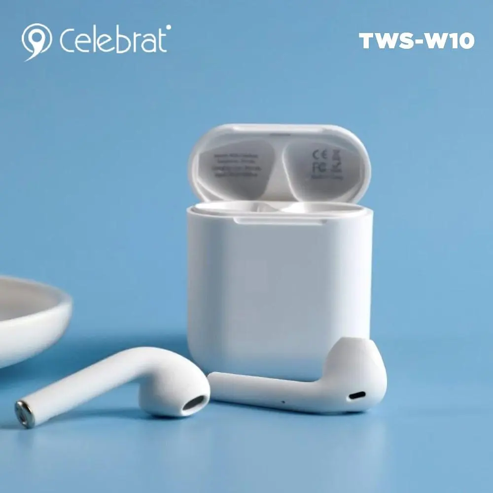 Навушники Celebrat W10 білі - фото 2