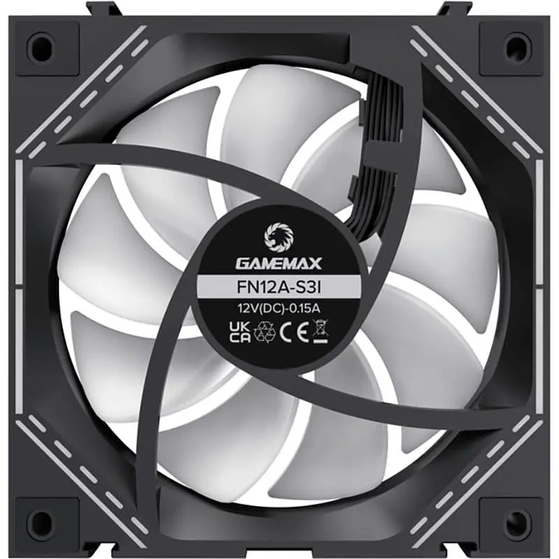 Комплект вентиляторов GameMax 120мм FN12A-S3I (FN12A-S3I) - фото 7