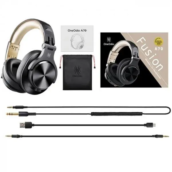 Навушники OneOdio Fusion A70 Black Gold (A70 Black Gold) - фото 3