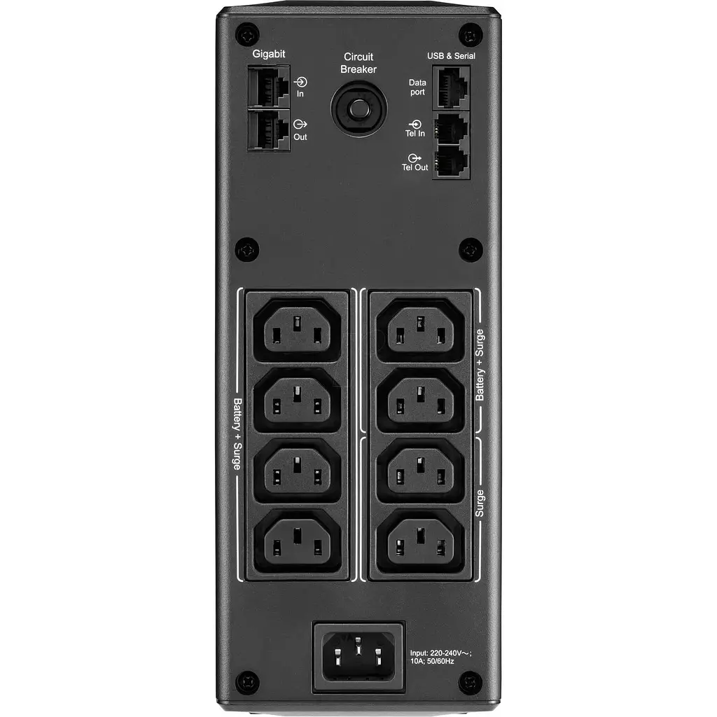 Джерело безперебійного живлення APC 1300 ВА / 780 Вт / 7.2 А*ч (BR1300MI) - фото 3