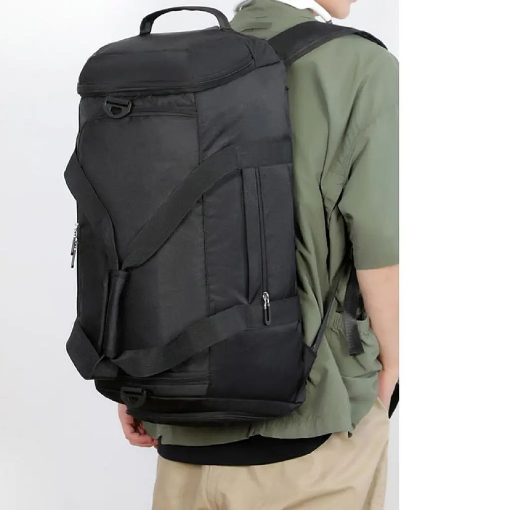 Дорожня сумка чорна текстильна Confident TB8-T17A - фото 8