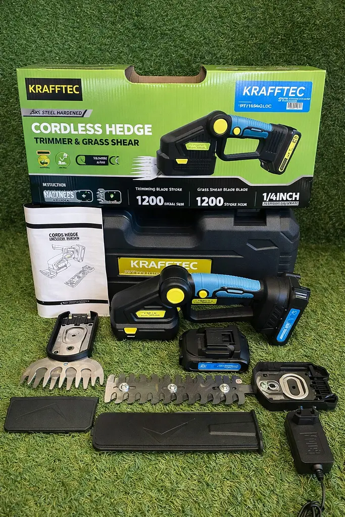 Акумуляторний кущоріз KRAFFTEC Saker Trimmer and Grass shear 36V 2АКБ - фото 2