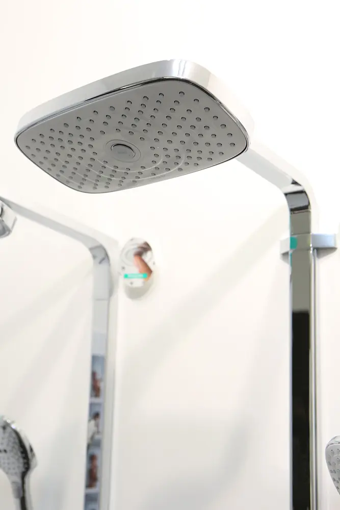 Душова система Hansgrohe Raindance Select E 300 2Jet з термостатом ShowerTablet White/Chrome 27126400, Хром - фото 3