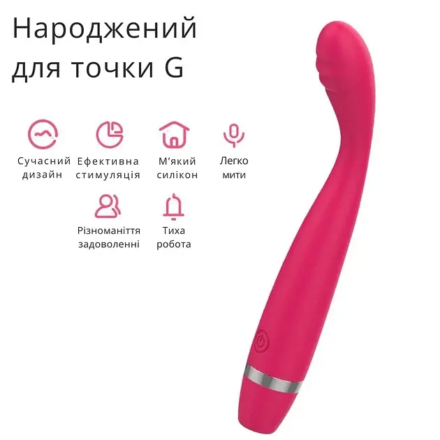 Вібратор для точки G I’MCUM PulseTouch з 10 режимами вібрації Рожевий (IM-ZDB226) - фото 5