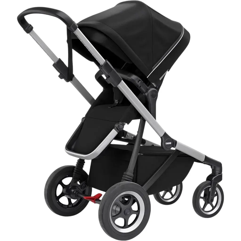 Дитяча коляска з люлькою Thule Sleek Midnight Black (TH 11000007) - фото 2
