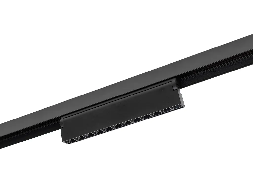 Магнитный трековый поворотный светильник KW-293/12W NW DC48V BK Brille 48-181 - фото 2