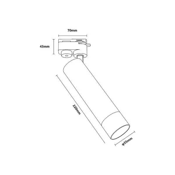 Трековый светильник LULU TRACK TLS005-BK Zuma Line - фото 2