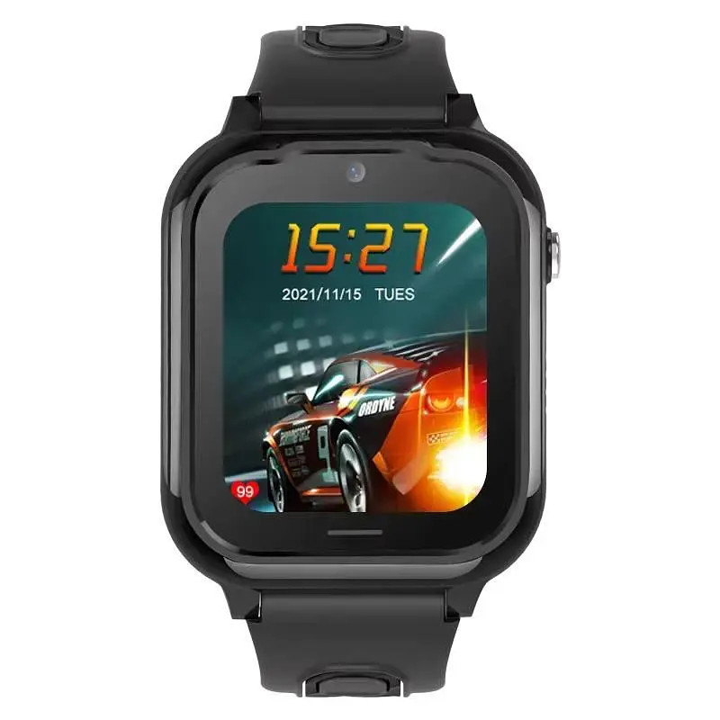 Детские смарт-часы Smart Watch D38-X1 с SIM картой GPS прослушиванием видеозвонком 4G Play Market Черный - фото 2