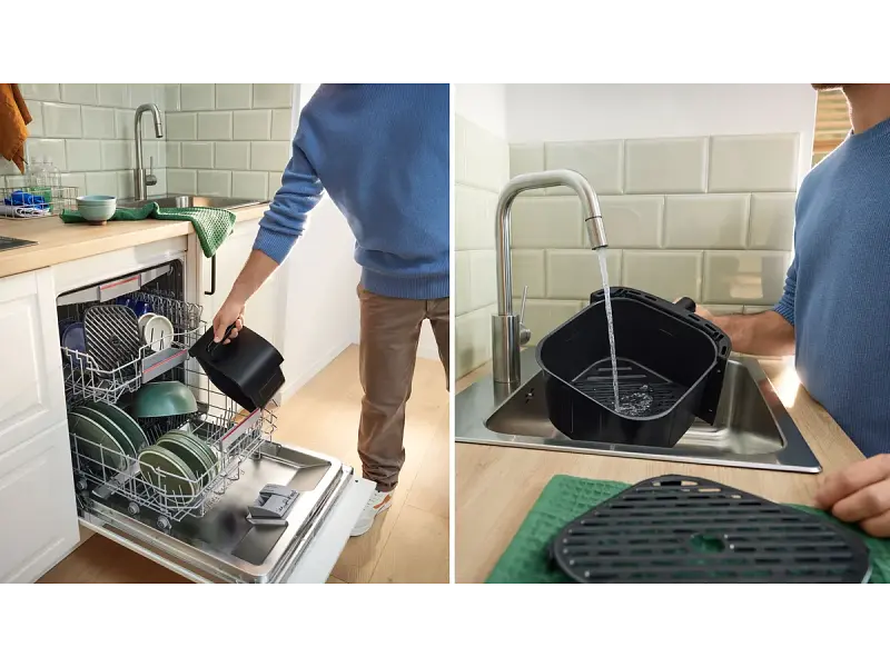 Мультипіч (аерофритюрниця) Bosch Serie 4 Air Fryer Fekete MAF462B1 - фото 4
