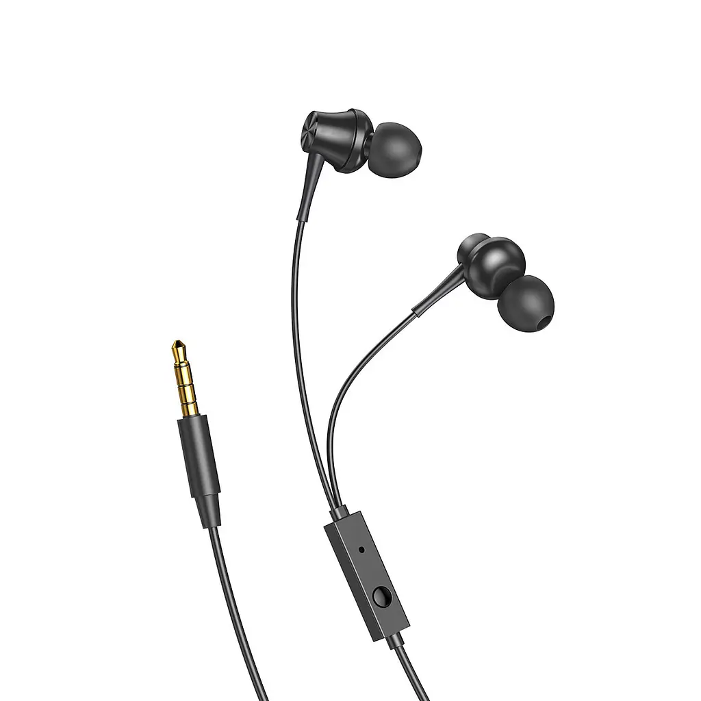 Наушники Koni strong with mic KS-101, 3.5mm, 1.2m, black - фото 2
