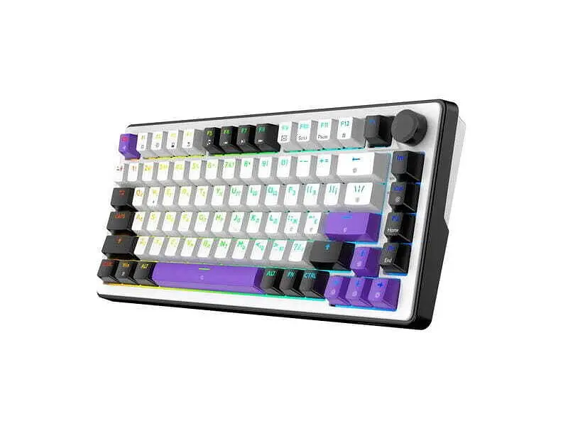 Клавіатура Hator Hellyberry HK75 White-Violet - фото 3