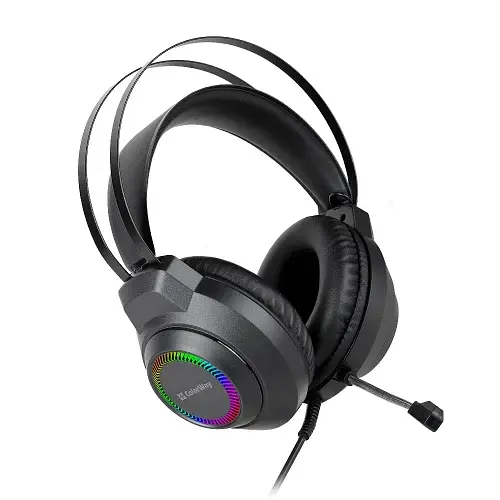 Навушники ColorWay BlazeCore RGB, Black, 2x3.5 мм, мікрофон, динаміки 50 мм, RGB підсвічування (USB), 115 дБ, 2 м (CW-HPG03BK) - фото 4