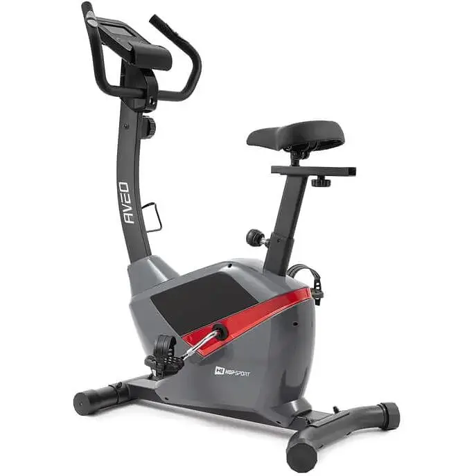 Велотренажер магнитный Hop-Sport HS-2090H Aveo серый - фото 5