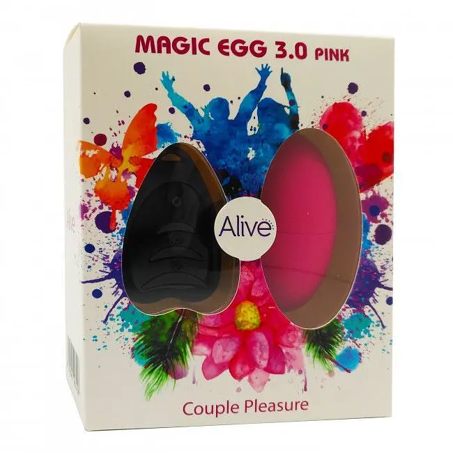 Віброяйце Alive Magic Egg 3.0 Pink із пультом ДУ - фото 4