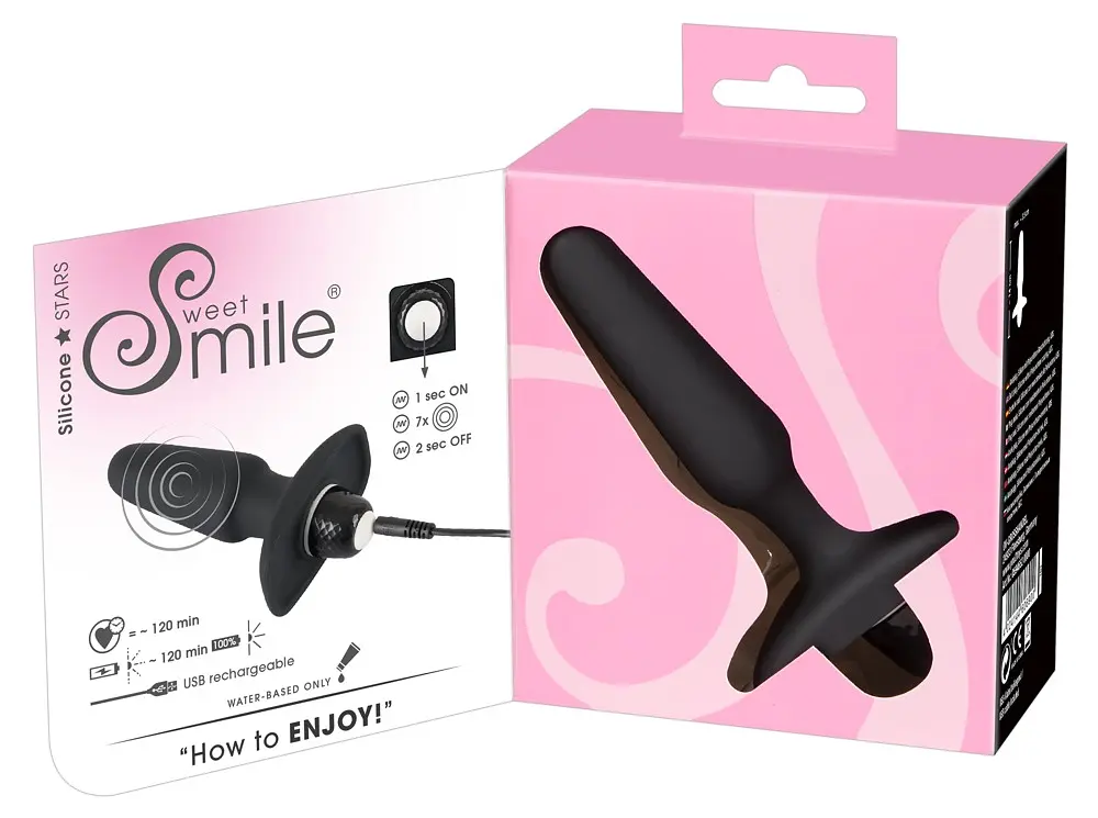 Анальна пробка - Sweet Smile Rechargeable Butt Analvibrator Orion 42-05946520000 89834 - фото 3