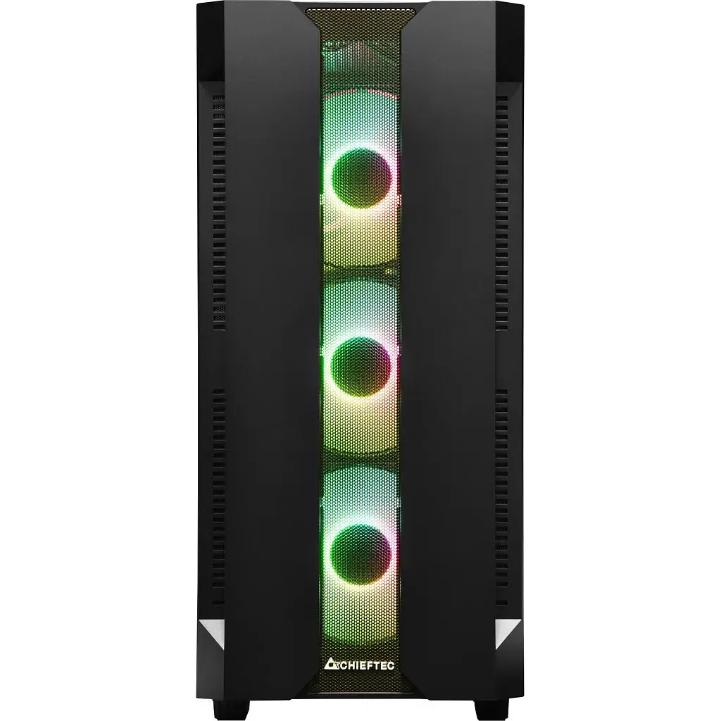 Корпус для ПК Chieftec Gaming Hunter Tempered Glass Edition (GS-01B-OP) - фото 4