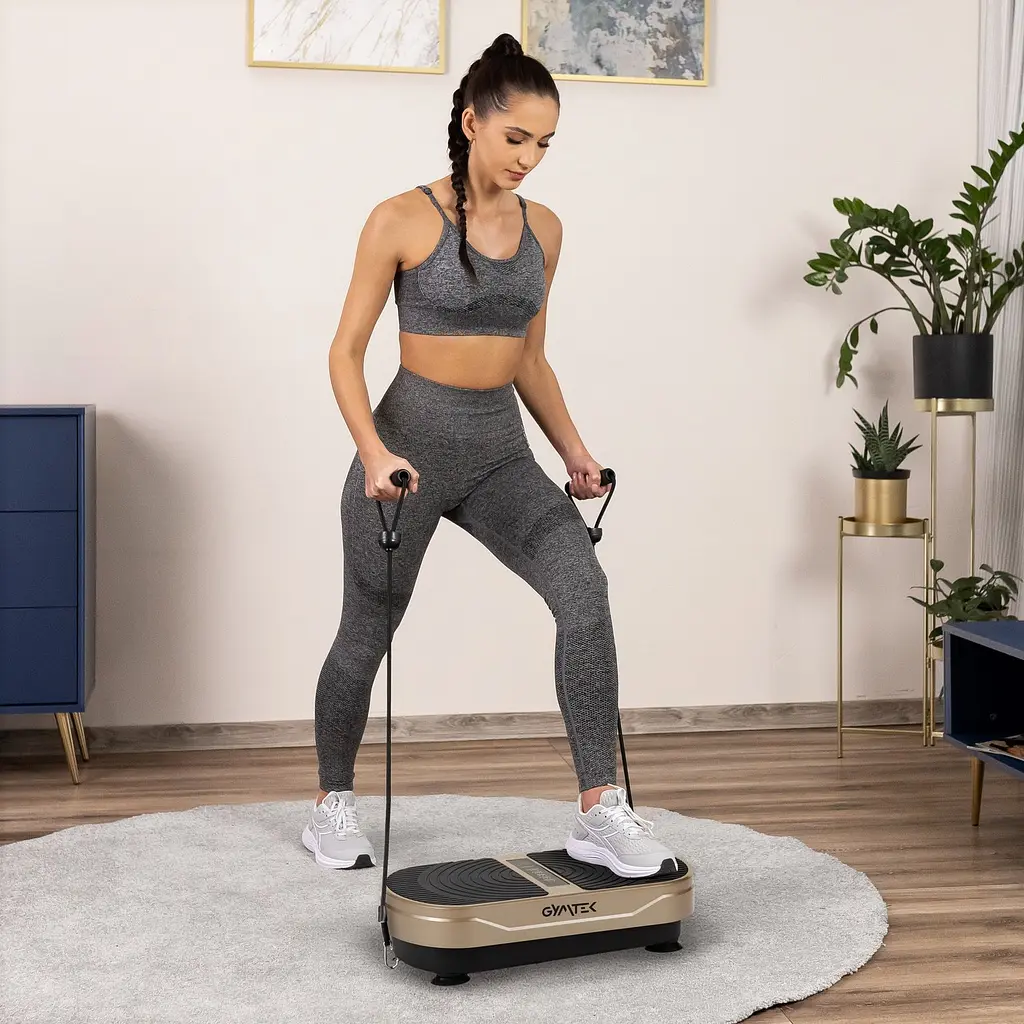 Вібраційна платформа GYMTEK XP300 золотистий - фото 4