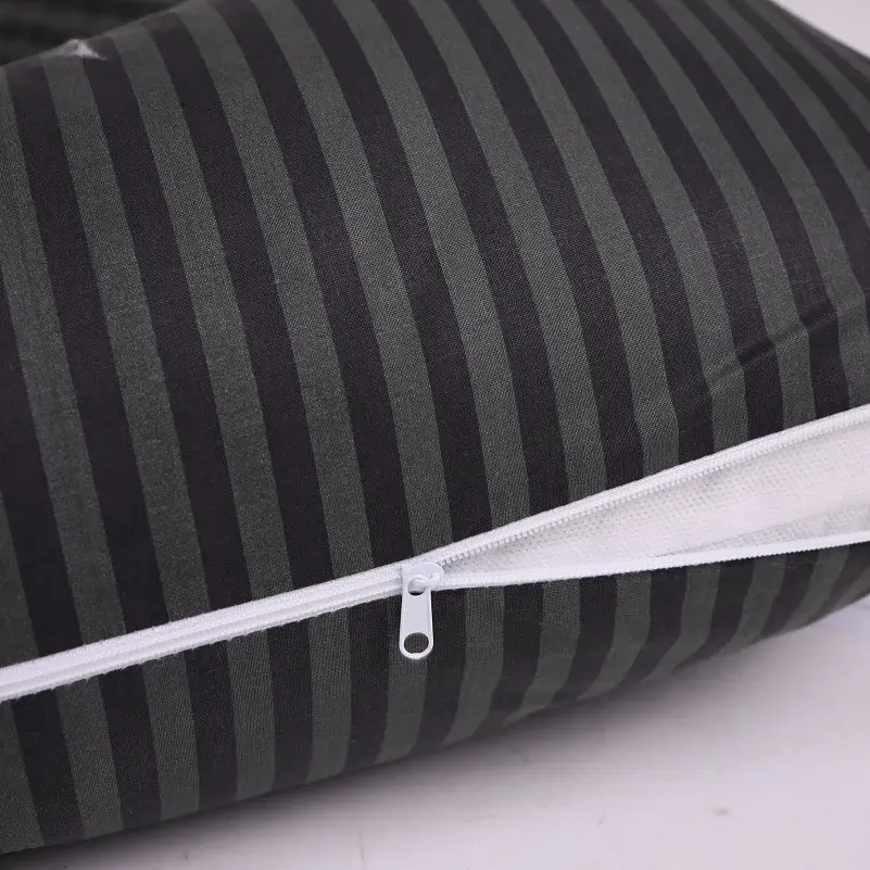 Подушка для беременных и отдыха MirSon Г-образная №5002 Color Line Stripe Black 140х40х20 см черная (2200010969535) - фото 3