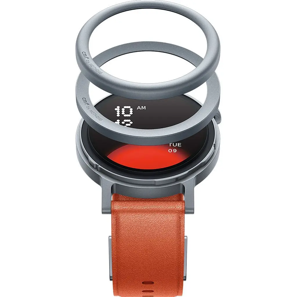 Смарт-годинник CMF by Nothing Watch Pro 2 D398 with Leather Orange Strap [111810] - фото 3