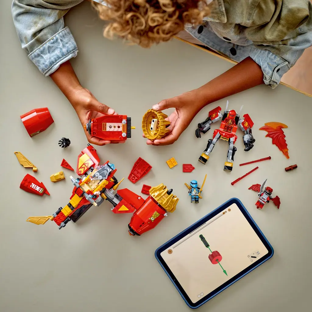 Конструктор LEGO Ninjago Штормовой робот-всадник Кая 333 деталей (71830) - фото 4